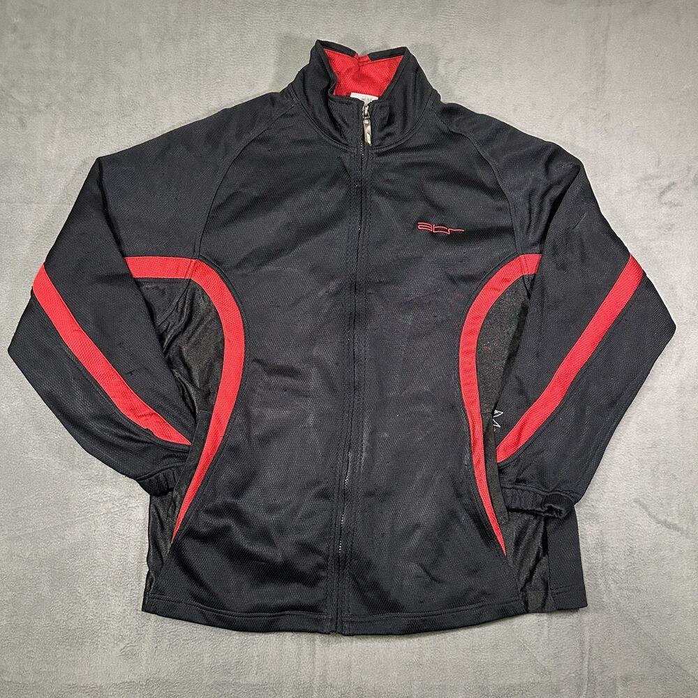 Y2K Vintage Reebok Above the Rim Full Zip Up Graphic 3D Back Sweatshirt Size XL